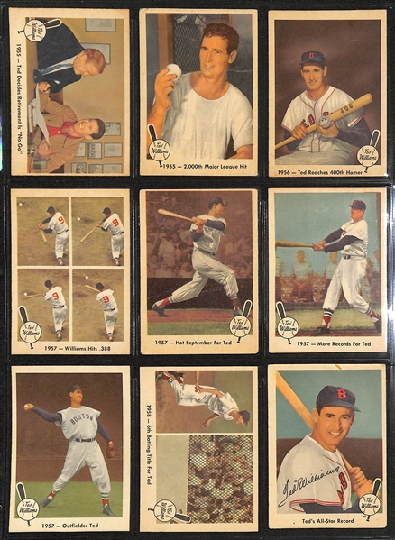 1959 Fleer Ted Williams Near Complete Set (Missing Only One Card - Card #68)