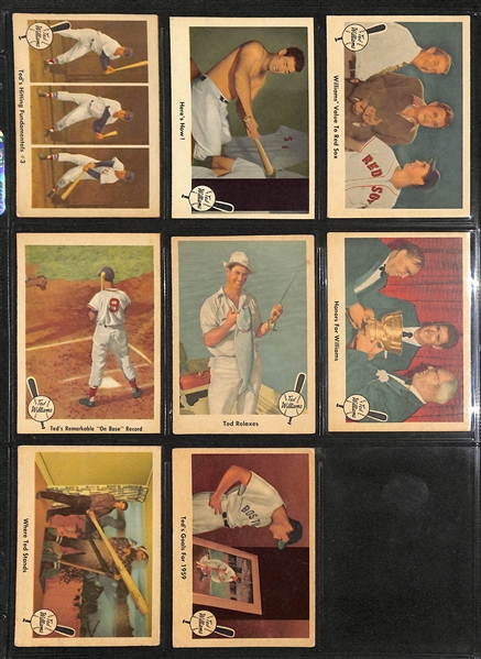 1959 Fleer Ted Williams Near Complete Set (Missing Only One Card - Card #68)