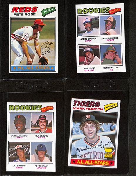 1977 Topps Baseball Complete Set with Dawson and Murphy Rookie Cards