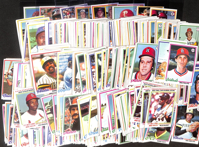 1978 Topps Baseball Complete Set with Murray, Molitor, and Trammell Rookie Cards