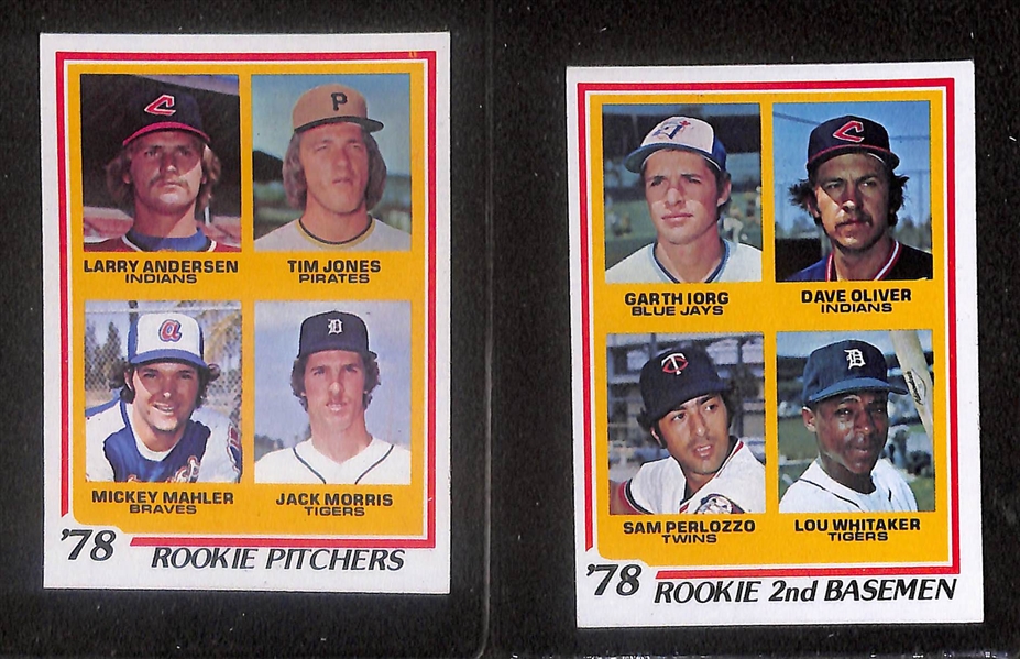 1978 Topps Baseball Complete Set with Murray, Molitor, and Trammell Rookie Cards