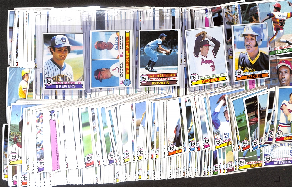 1979 Topps Baseball Complete Set with Ozzie Smith Rookie Card