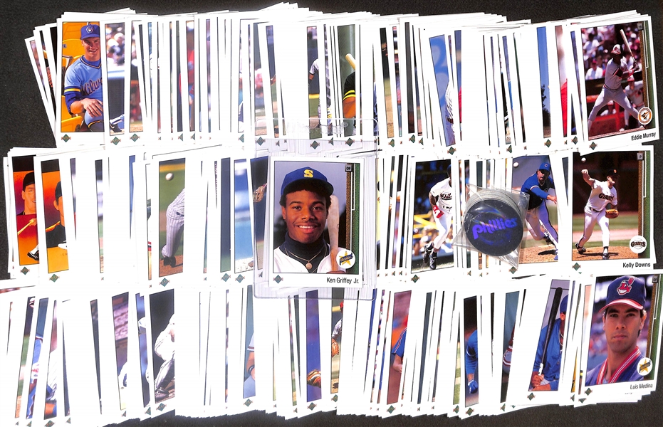 1989 Upper Deck Baseball Complete Set with Ken Griffey Jr Star Rookie Card