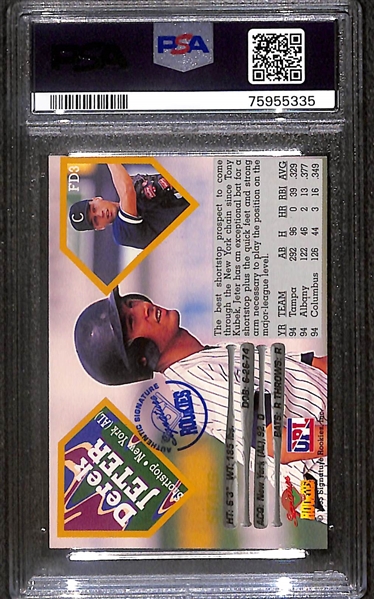 1995 Signature Rookies Derek Jeter Future Dynasty Autograph Graded PSA Authentic (10 Auto)