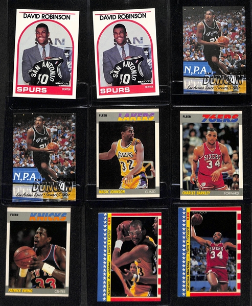 Lot of (24) 1986-1997 Basketball Cards inc. 1986-87 Fleer Clyde Drexler Rookie, 1986-87 Fleer Larry Bird, 1986-87 Fleer Larry Bird Sticker, +