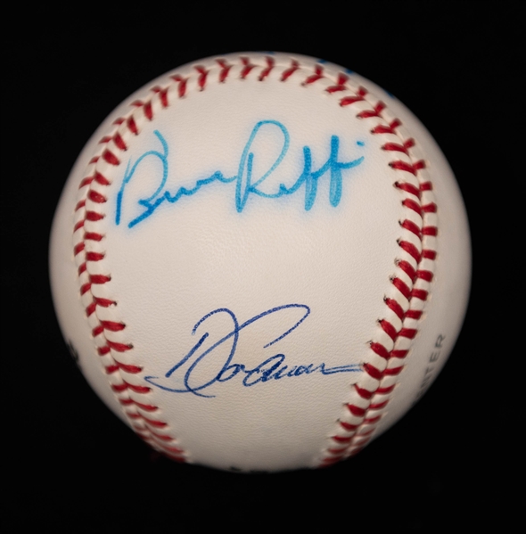 Lot of (4) Autographed Philadelphia Phillies Signed Baseballs w. 2 multi-signed baseballs by Mike Schmidt, Pete Rose, & Larry Bowa (Beckett BAS Reviewed)