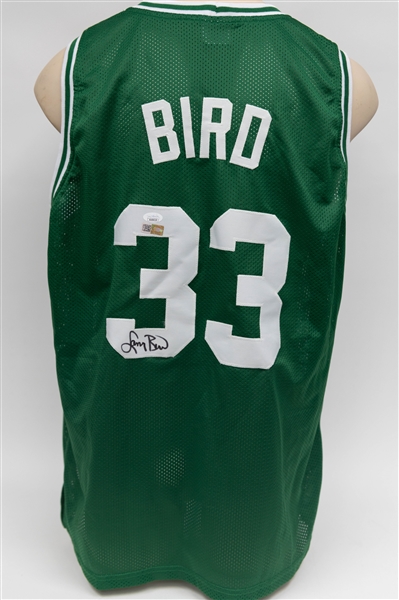 Larry Bird Signed Replica Boston Celtics Jersey (JSA COA)