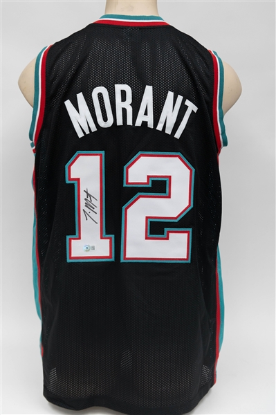 Ja Morant Signed Replica Grizzlies Jersey (Beckett COA)