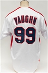 Charlie Sheen Signed Rickey Vaughn (From "Major League") Indians Jersey (JSA COA)