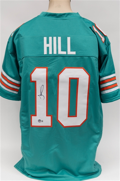 Tyreek Hill Signed Custom Miami Dolphins Jersey (Beckett COA)