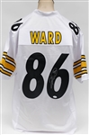 Hines Ward Signed Pro Edition White Jersey (JSA COA)