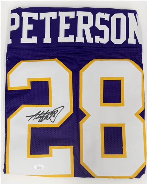 Lot of (2) Signed Football Jerseys - Adrian Peterson Vikings, Chad Johnson Bengals (JSA COA)