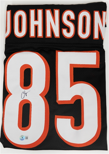 Lot of (2) Signed Football Jerseys - Adrian Peterson Vikings, Chad Johnson Bengals (JSA COA)