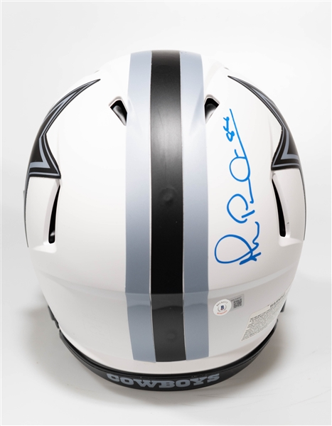 Michael Irvin Autographed/Signed Full Size Dallas Cowboys Authentic Lunar Speed Helmet - Beckett/BAS Witnessed Sticker of Authenticity!