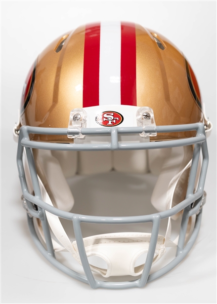 Patrick Willis Autographed/Signed Full Size San Francisco 49er Authentic Speed Helmet - Beckett/BAS Witnessed Sticker of Authenticity!