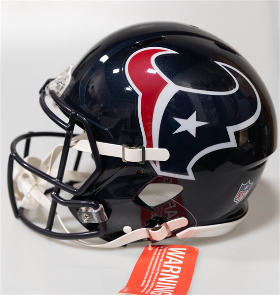 Will Anderson Autographed/Signed Full Size Houston Texans Authentic Speed Helmet Fanatics Sticker of Authenticity!