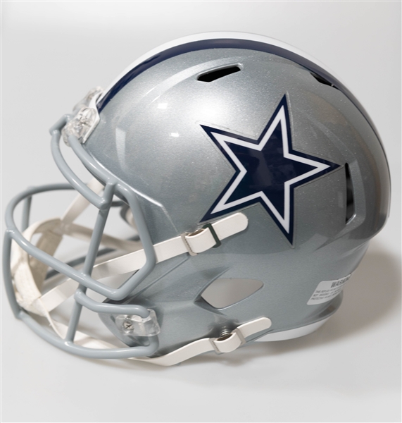 Deion Sanders Autographed/Signed Full Size Dallas Cowboy Replica Helmet Beckett/BAS Witnessed Sticker of Authenticity!