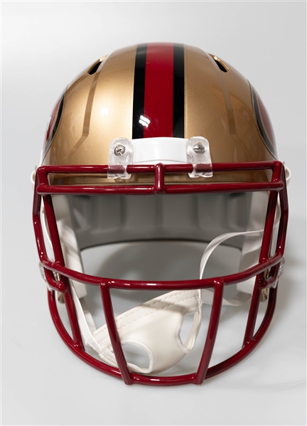 Patrick Willis Autographed/Signed Full Size San Francisco 49er Riddell Replica Helmet Beckett/BAS Witnessed Sticker of Authenticity!