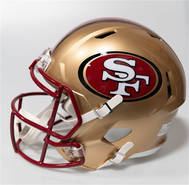 Patrick Willis Autographed/Signed Full Size San Francisco 49er Riddell Replica Helmet Beckett/BAS Witnessed Sticker of Authenticity!