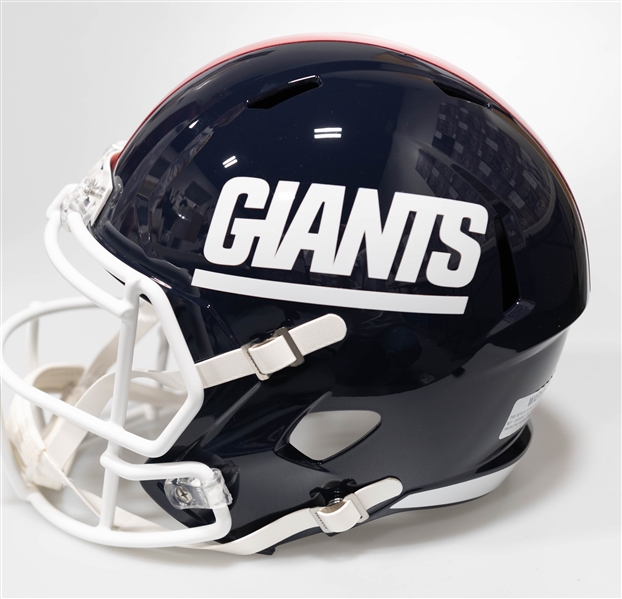 Phil Sims Autographed/Signed Full Size NY Giants Riddell Helmet - Beckett/BAS Witnessed Sticker of Authenticity!