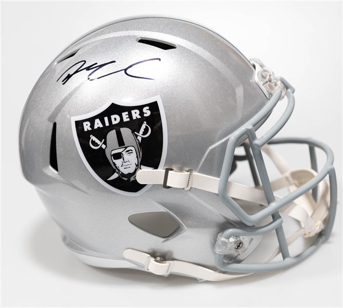 Max Crosby Autographed/Signed Full Size Las Vegas Raiders Riddell Helmet - Fanatics Authenticity!