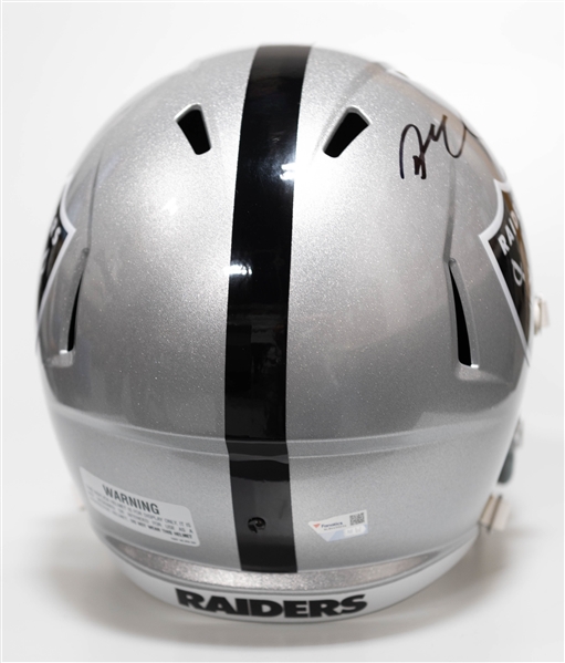 Max Crosby Autographed/Signed Full Size Las Vegas Raiders Riddell Helmet - Fanatics Authenticity!