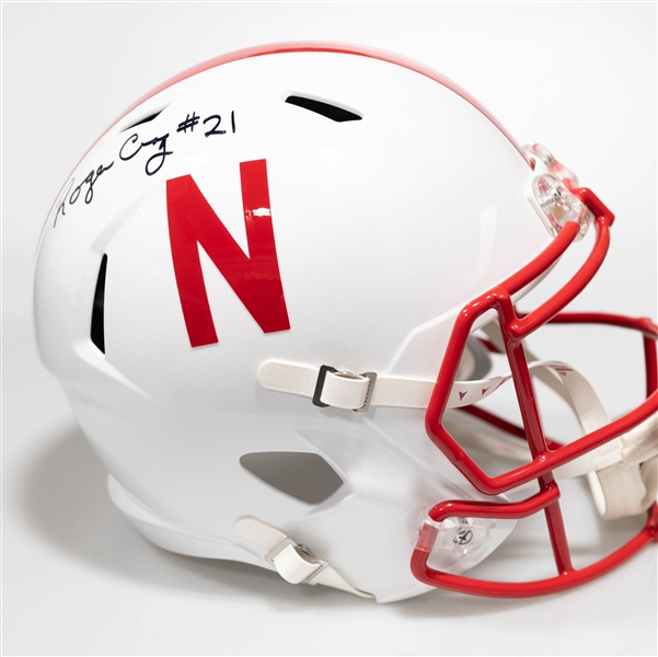 Roger Craig Autographed/Signed Full Size Nebraska Riddell Replica Helmet - Beckett/BAS Witnessed Sticker of Authenticity!