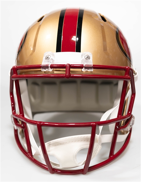 Garrison Hearst Autographed/Signed Full Size San Francisco 49ers Riddell Replica Helmet Beckett/BAS Witnessed Sticker of Authenticity!