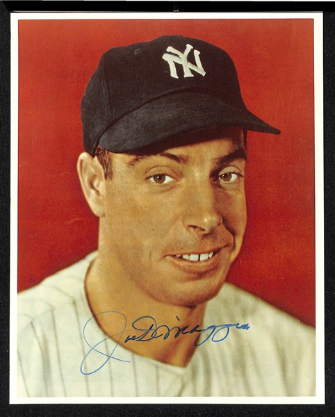 Joe DiMaggio Signed 8x10 Photo  (Beckett BAS Reviewed)