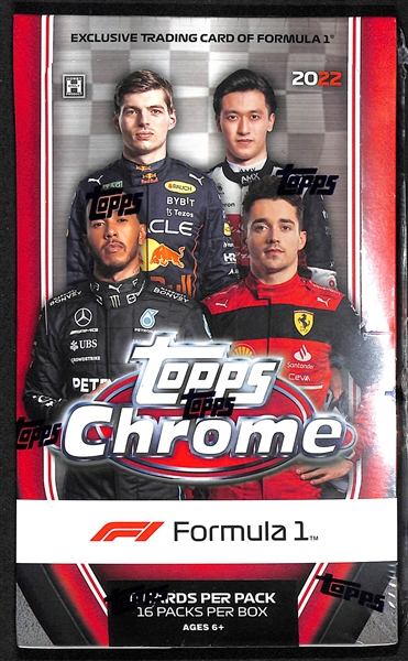 2022 Topps Chrome Formula 1 (F1) Racing Hobby Lite Box