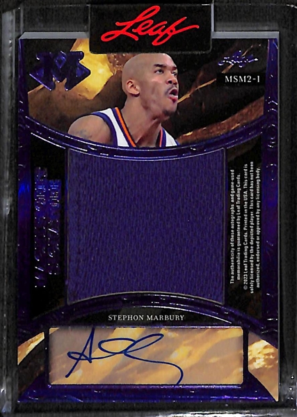 2023 Leaf Magnificence Allen Iverson/Stephon Marbury Dual Patch Autograph (#/4)