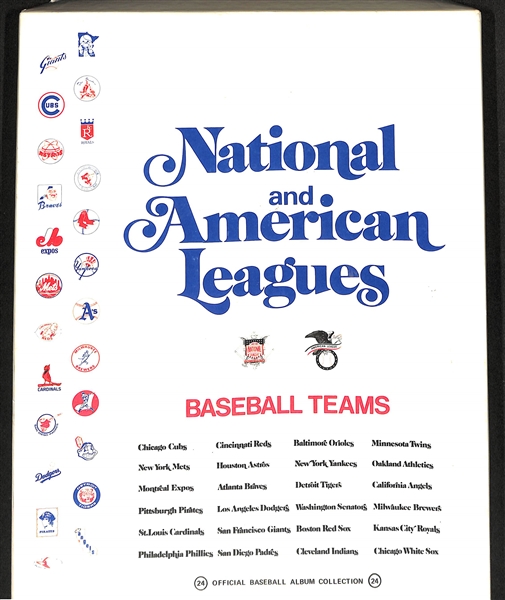 Lot of 1971 DELL Today's Baseball 24 Team Albums, All Star and All Time Greats Albums