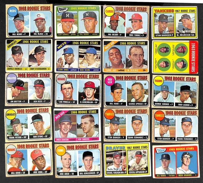 Lot of (100+) Vintage Football and Baseball Cards mostly Baseball Combo Rookie Star Cards + Combo Leaders Cards