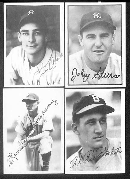 Lot of (49) Signed 1977 TCMA The War Years Cards including Al Lopez, Birdie Tebbetts, Ed Carnett, Joh Vander Meer, Bud Metheny, and more (Beckett BAS Reviewed)