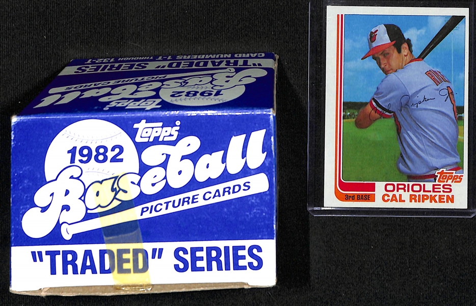 1982 Topps Traded Complete Set w/ Ripken Rookie Card