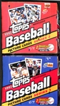 Lot of (2) 1993 Topps Baseball Sealed Cello Boxes- Series 1 + Series 2 (Possible Jeter Rookies)