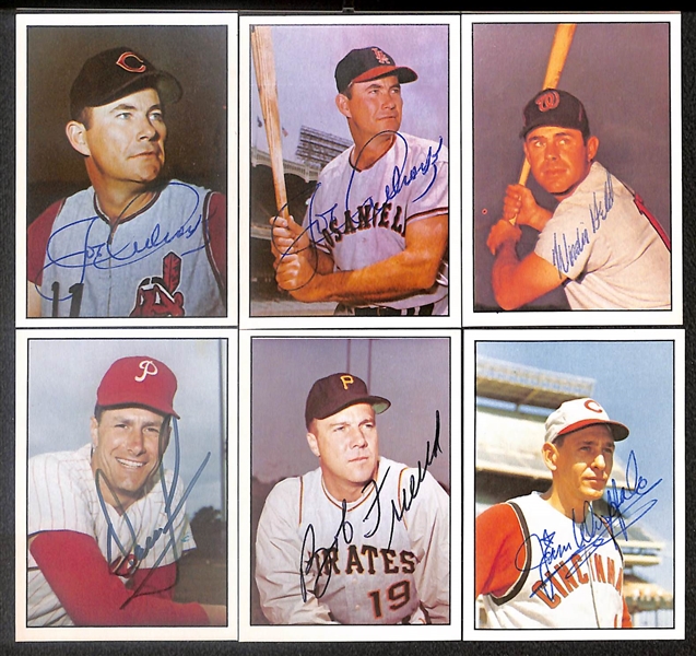 Lot of (24) Signed 1970s TCMA Cards inc. Frank Malzone, Johnny Pesky, Mel Parnell, Arnie Earley, Jerry Casale, + (Beckett BAS Reviewed)