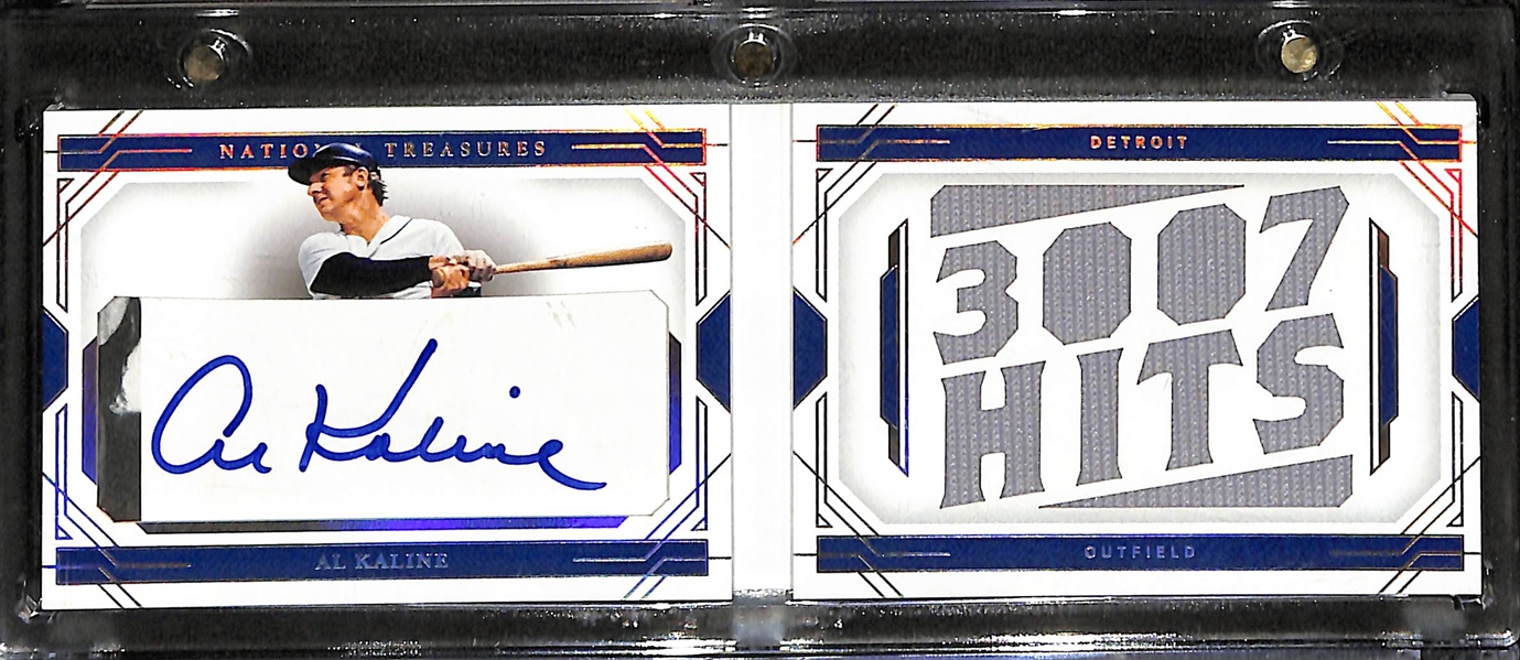 2020 National Treasures Al Kaline Patch Autograph Booklet (#/5)