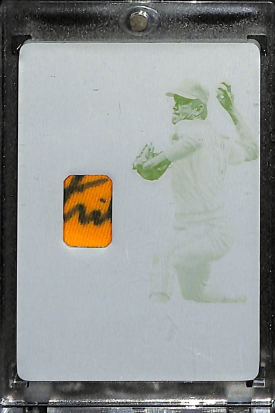 2020 National Treasures Nolan Ryan Jersey Patch Printing Plate One of One