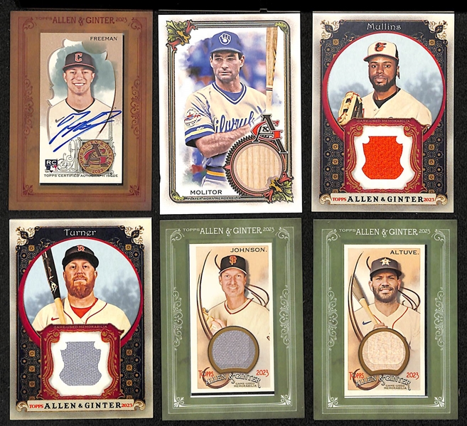 Lot of (12) Baseball Autograph and Relic Cards inc. (2) Dwight Gooden Autographs (1) (#/99) (1) (#/49), Christian Encarnacion-Strand Rookie Autograph (#/20), +