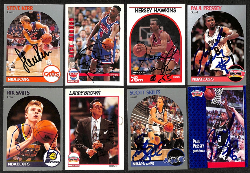 Lot of (70+) Signed Basketball Cards inc. Steve Kerr, + (Beckett BAS Reviewed)