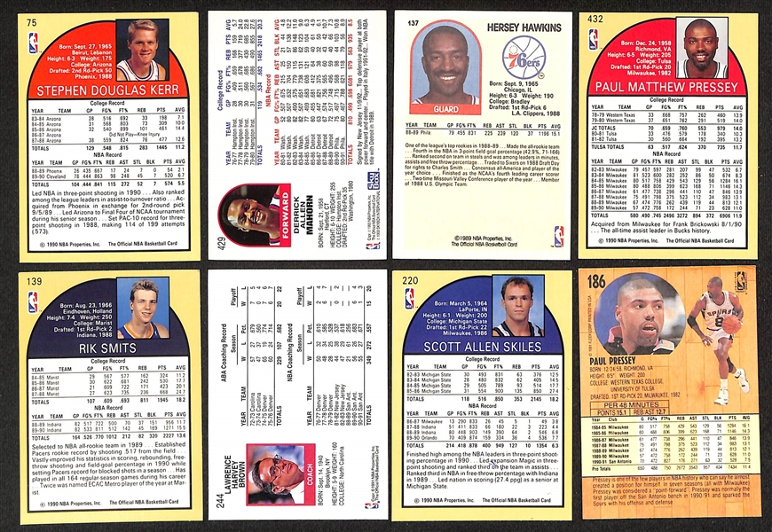 Lot of (70+) Signed Basketball Cards inc. Steve Kerr, + (Beckett BAS Reviewed)