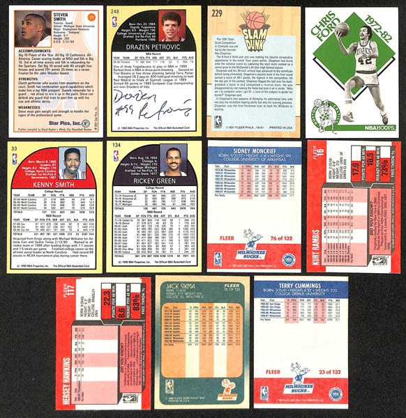 Lot of (70+) Signed Basketball Cards inc. Steve Kerr, + (Beckett BAS Reviewed)