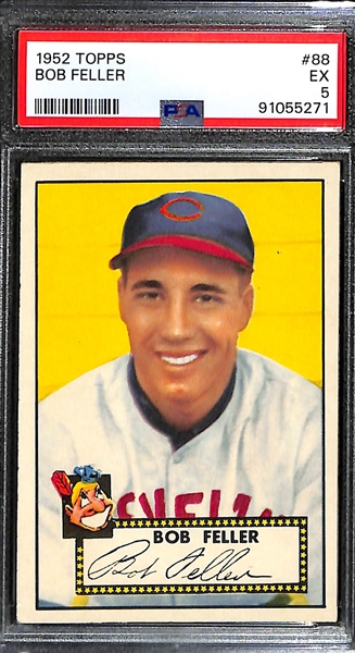 1952 Topps Bob Feller #88 PSA 5