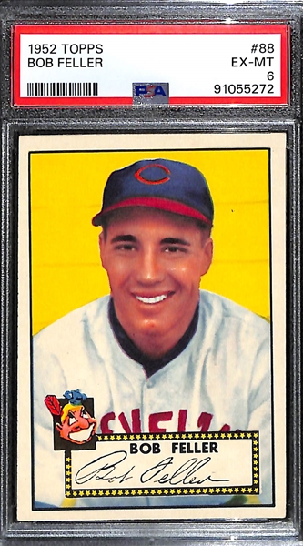 1952 Topps Bob Feller #88 PSA 6