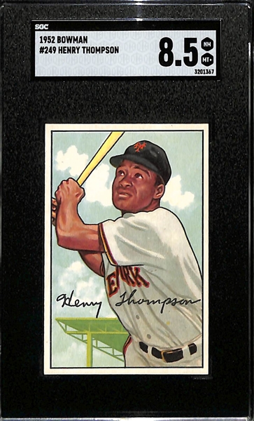 1952 Bowman Henry Thompson Graded SGC 8.5