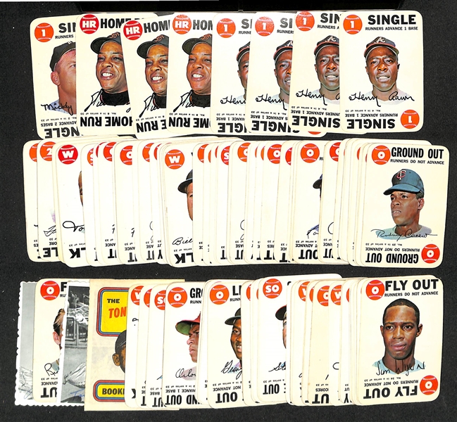 Lot of (115+) 1968 Topps Game Cards inc. Mickey Mantle, (3) Willie Mays, (4) Hank Aaron, +