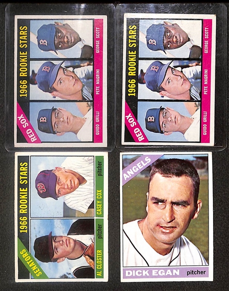 Lot of (500+) 1966 Topps Baseball Cards w. Willie Mays & Sandy Koufax