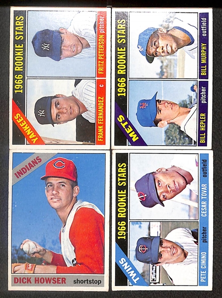 Lot of (500+) 1966 Topps Baseball Cards w. Willie Mays & Sandy Koufax