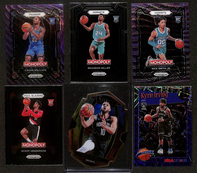 Lot of (400+) Basketball Cards inc Rookies, Inserts, Parallels, and more- Victor Wembanyama Monopoly Rookie, Optic Paolo Blanchero Holo Rookie, +